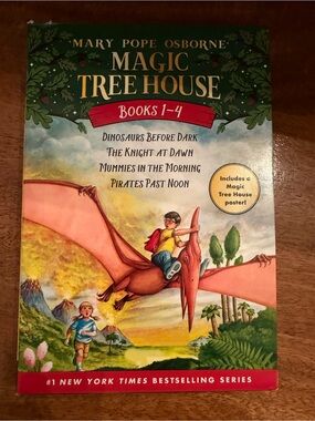 Magic Tree House Books 1-4 by Mary Pope Osborne